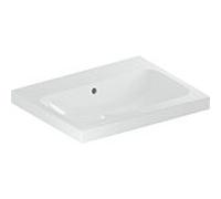 Geberit iCon Light - Lavabo 600x480mm sans trou de robinet avec trop-plein blanc sans revêtement