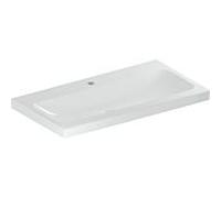Geberit iCon lavabo lumineux 501836005 90x48cm, trou pour robinetterie au milieu, sans trop-plein, blanc