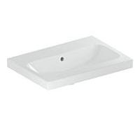 Geberit iCon lavabo lumineux 501841004 60x42cm, sans trou pour robinetterie, avec trop-plein, blanc KeraTect