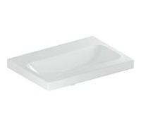 Geberit iCon lavabo lumineux 501841007 60x42cm, sans trou pour robinetterie, sans trop-plein, blanc
