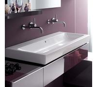 Geberit lavabo iCon 120 x 48,5 cm, sans trou pour robinetterie, blanc , avec trop-plein
