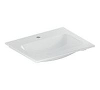 Geberit iCon lavabo pour meuble 501843002 60 x 48 cm, trou pour robinetterie au milieu, sans trop-plein, blanc /KeraTect