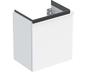 Geberit iCon lave-mains élément bas 502300012 37x41,5x27,9cm, 1 porte, butée à droite, blanc brillant, poignée chromée brillante