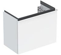 Geberit iCon lave-mains élément bas 502302012 52x41,5x30,7cm, tiroir 2000 , blanc brillant, poignée chromée brillante