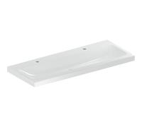 Geberit iCon Light lavabo 501837006 120x48cm, trou à droite /gauche, sans trop-plein, blanc KeraTect