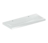 Geberit iCon lavabo lumineux 501837005 120x48cm, trou à droite /gauche, sans trop-plein, blanc