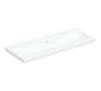 Geberit Lavabo lumineux iCon 501837003 120x48 cm sans trou pour robinetterie avec trop-plein blanc