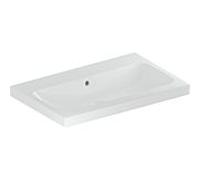 Geberit iCon Light lavabo 501835004 75x48cm, sans trou pour robinetterie, avec trop-plein, blanc KeraTect
