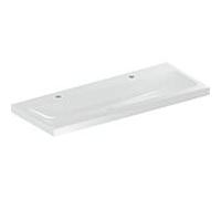 Geberit iCon Light lavabo 501837006 120x48cm, trou à droite / gauche, sans trop-plein, blanc KeraTect