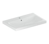 Geberit iCon Vasque lumineuse 501835001 75x48cm, trou pour robinetterie au milieu, avec trop-plein, blanc