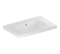 Geberit iCon Light lavabo, 75 cm x 48 cm, sans trou pour robinetterie, avec trop-plein,501839, 501.839.00.4, Couleur: blanc/ KeraTect