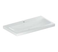 Geberit Lavabo iCon 501836005, lumineux 90×48 cm, trou central, sans trop-plein, blanc