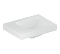 Geberit iCon light lave-mains 501831003 38x28cm, sans trou pour robinetterie, sans trop-plein, blanc