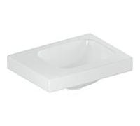 Geberit iCon Light lave-mains 501831004 38x28cm, sans trou pour robinetterie, sans trop-plein, blanc KeraTect