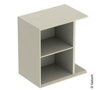 Geberit Geberit Élément latéral iCon 37x40x24,5 cm, pour HWB, gris foncé/laqué brillant Quantité:1