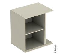Geberit Élément latéral iCon 502325, suspendu, box poussières, 37x40x27,3 cm, laqué gris sable
