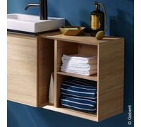 Geberit Élément latéral iCon 502325JH1 suspendu 37×40×27,3 cm avec box à poussières – Chêne/mélamine
