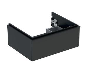Geberit iCon meuble sous lavabo 59,2x24,7x47,6cm 1 tiroir avec softclose Panneau de particules lava mat 502.310.jk.1