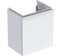 Geberit iCon meuble sous-lavabo de lavabo 37x41.5x27.9cm 1 porte à gauche avec softclose panneau de particules Blanc 502.301.01.1