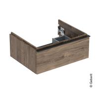 Geberit iCon - Meuble sous vasque avec 1 tiroir frontal 592x247x476mm walnut hickory/walnut hickory
