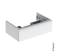 Geberit iCon meuble sous-vasque 502311011 74x24,7x47,6cm, blanc / laqué brillant