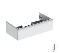 Geberit iCon meuble sous-vasque 502312013 88,8x24,7x47,6cm, blanc mat/poignée blanc mat