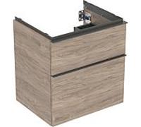 Geberit Armoire basse iCon 502.303.JR.1 2 tiroirs 59,2x61,5x47,6 cm Noyer Hickory