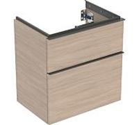 Geberit iCon meuble sous-vasque 502307JH1 59,2x61,5x41,6cm, 2 tiroirs, chêne, poignée lave mate