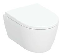 Geberit iCon washdown WC set 502381001 36x49cm, projection raccourcie, forme fermée, sans rebord, avec siège WC , blanc