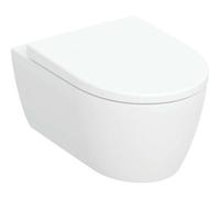 Geberit iCon WC set de lavage mural WC 501664008 36x53cm, forme fermée, sans rebord, avec siège WC , blanc KeraTect