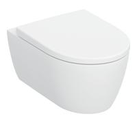 Geberit iCon Cuvette suspendue avec technologie TurboFlush, avec abattant, 503046JT1,