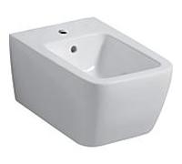 Geberit iCon Square mur Bidet 231910600 forme fermée, avec trop-plein, blanc KeraTect