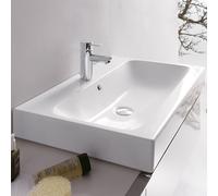 Geberit Lavabo à poser iCon 60x48,5 cm blanc avec trou pour robinetterie KeraTect