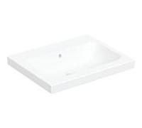 Geberit iCon lavabo 501847004 60x48cm, sans trou de coulée, avec trop - plein, pour le plan de travail, blanc KeraTect