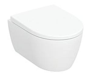 Geberit iCon wall washdown WC set 502381001 36x49cm, saillie raccourcie, forme fermée, sans rebord, avec siège WC , blanc