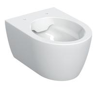 Geberit iCon - Cuvette suspendue à fond creux avec Rimfree blanc avec KeraTect