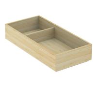 Geberit Ajusteur de tiroir 503201001 15,6×6,7×32,9 cm – séparation asymétrique en H, bambou laqué
