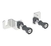 Geberit - Kit d'ancrage mural pour montage individuel, pour châssis Geberit Duofix pour toilettes suspendues, avec réservoir encastré Sigma 8 cm (111.013.00.1)