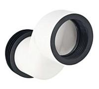 Geberit jeu de pièces de raccordement 131108111 blanc , pour mur WC , étagé, 7 cm, Ø 90 mm