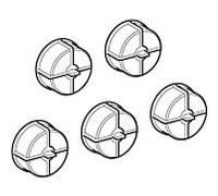 Geberit Jeu de tamis à impuretés pour électrovanne 599064000 pour commande d'urinoir type 500