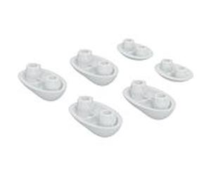 Geberit jeu de tampons de compensation pour abattant de WC 242973CG1 couvercle pour Geberit AquaClean 8/8000 plus