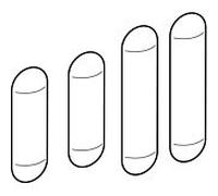 Geberit jeu de tampons pour siège de bidet Cavelle 598095000