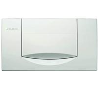 Plaque de fixation Geberit 200F, rinçage-arrêt-rinçage, 115.222., Coloris: blanc - 115.222.11.1