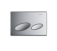 Geberit Kappa 20 chrome brillant Plaque pour double chasse UP200