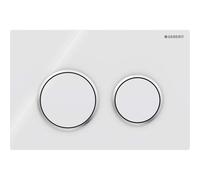 Geberit Kappa 21 plat de chasse 115240KJ1 blanc / chrome brillant