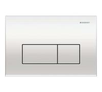 Geberit Kappa50 plaques de déclenchement, pour rinçage à 2 quantités, 115.260.46.1, Couleur: chromé mat