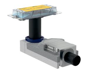 Geberit kit de construction brute pour caniveaux de douche CleanLine, pour hauteur de chape au point d'évacuation 90-220 mm 154.150.00.1