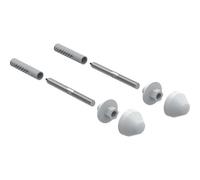 Geberit Kit de fixation d'urinoir avec capuchons en plastique blanc, 521015000