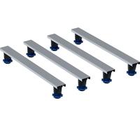 Set de pieds et de traverses Geberit pour receveur de douche en rÃ©sine de pierre, Ã partir de 140 cm, hauteur des pieds rÃ©glable de 9 Ã 21 cm - 554.956.00.2