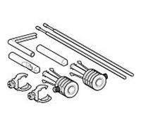 Geberit kit de montage pour WC/bidet suspendu 597183000 Fixation par le bas